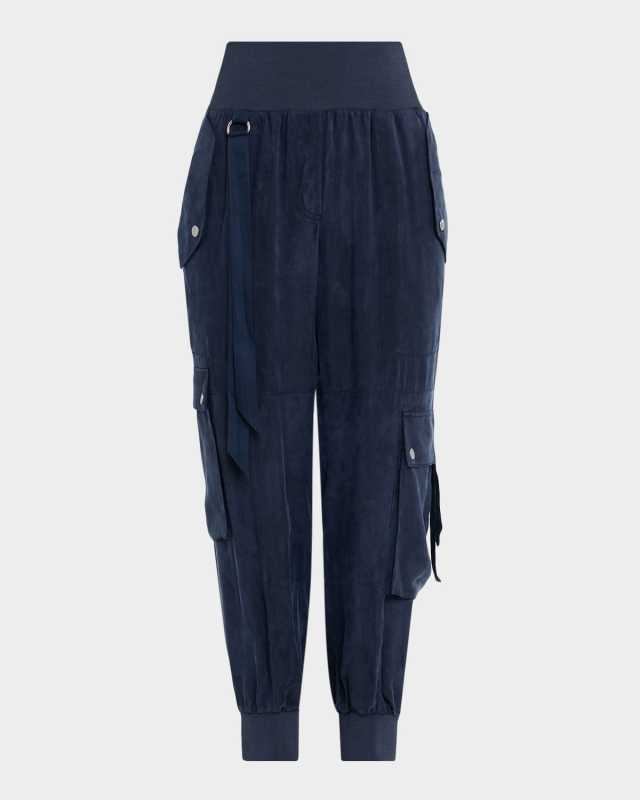 Harmony Washed Twill Parachute Pants